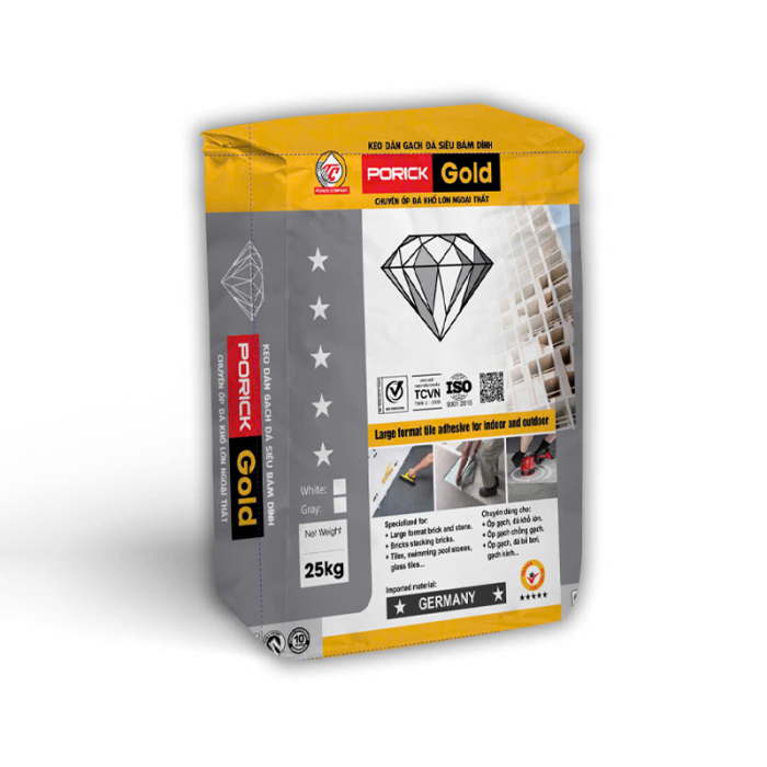 Keo dán gạch Porick Gold 25kg