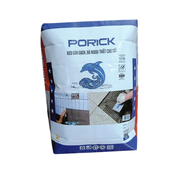 Keo dán gạch Porick C1 25kg